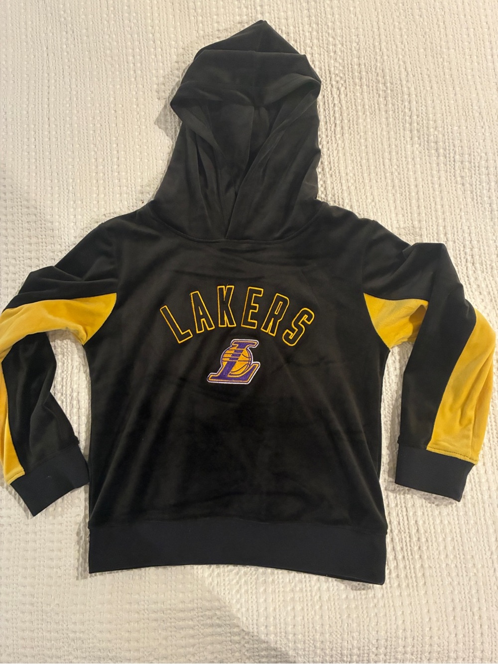 Los Angeles Lakers Black & Gold Kids Hoodie - Boys size 7